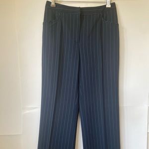 Vintage Moschino navy pinstripe pants